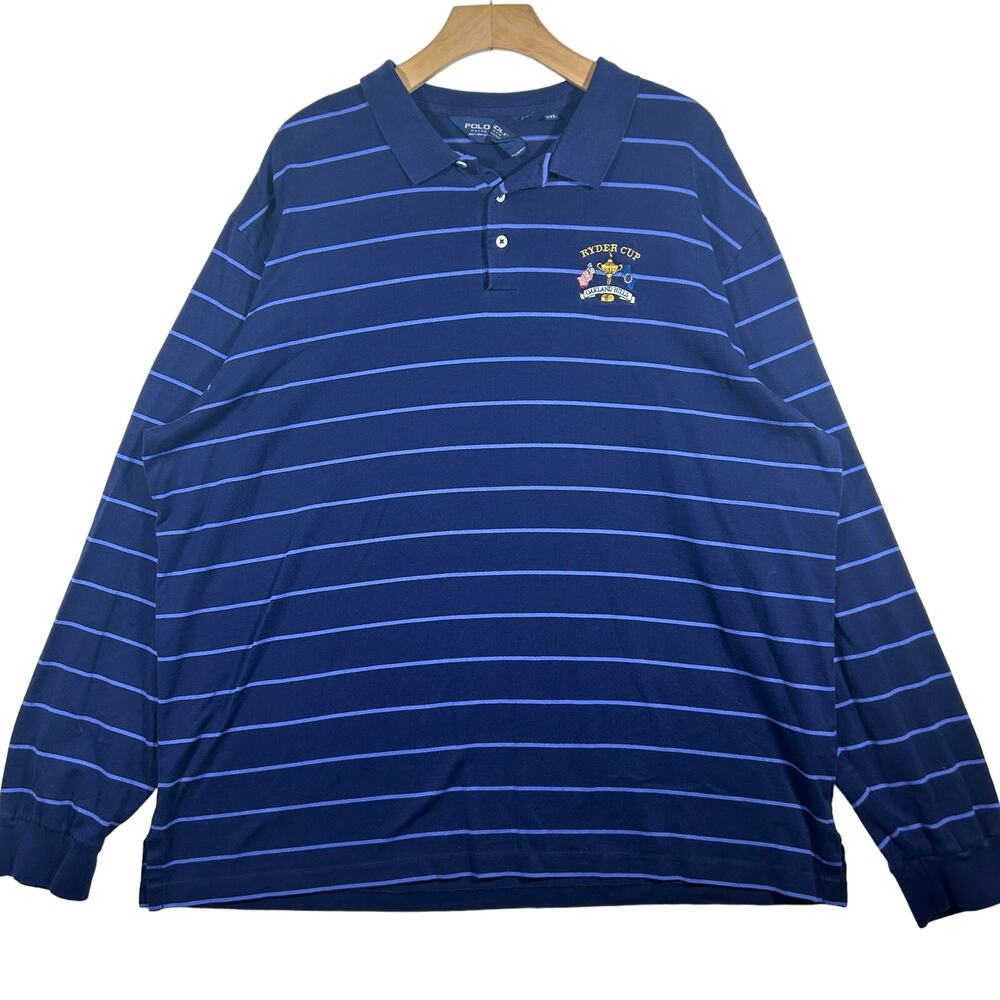 Polo Golf Ryder Cup Oakland Hills Soft Pima Cotton Long Sleeve Polo Size 2XL